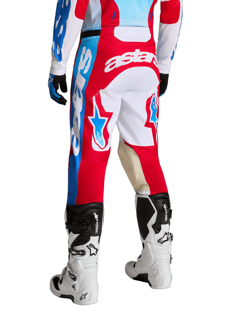 Alpinestars Racer Hunt crossbukse Hvit/Rød/Blå - bilde 4