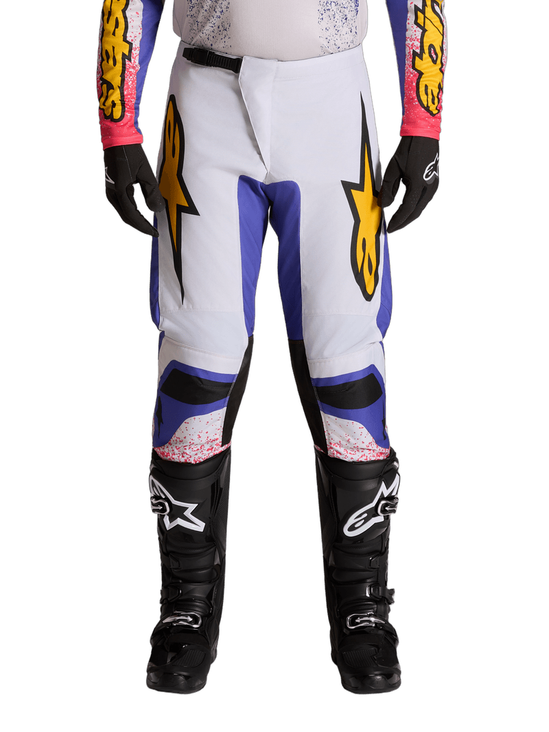 Alpinestars Fluid Drag crossbukse Lilla/Blå/Gull - bilde 1