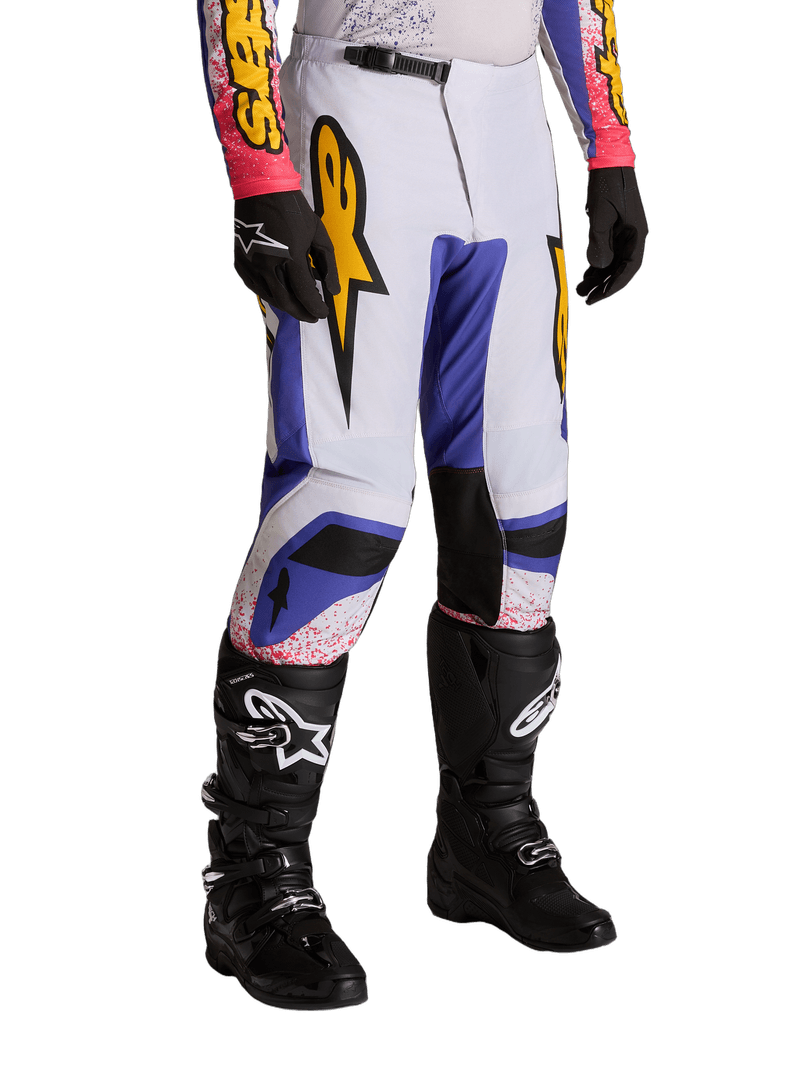 Alpinestars Fluid Drag crossbukse Lilla/Blå/Gull - bilde 2