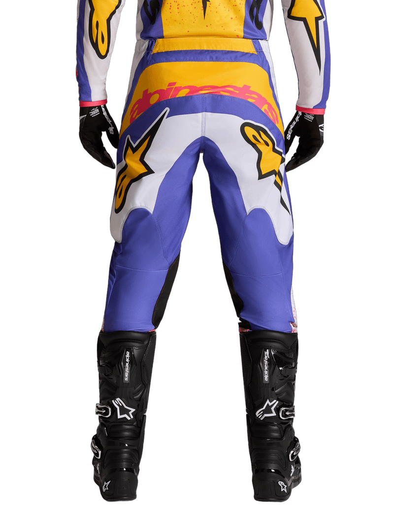 Alpinestars Fluid Drag crossbukse Lilla/Blå/Gull - bilde 4