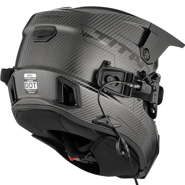 CKX Titan AMS hjelm matt karbon med oppvarmede briller