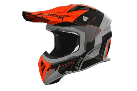 Airoh Aviator Ace 2 Shield hjelm oransje matt