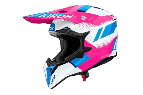 Airoh Wraaap Vision hjelm rosa blank