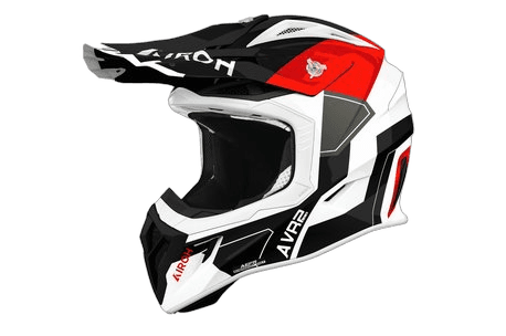Airoh Aviator Ace 2 Shield hjelm rød blank