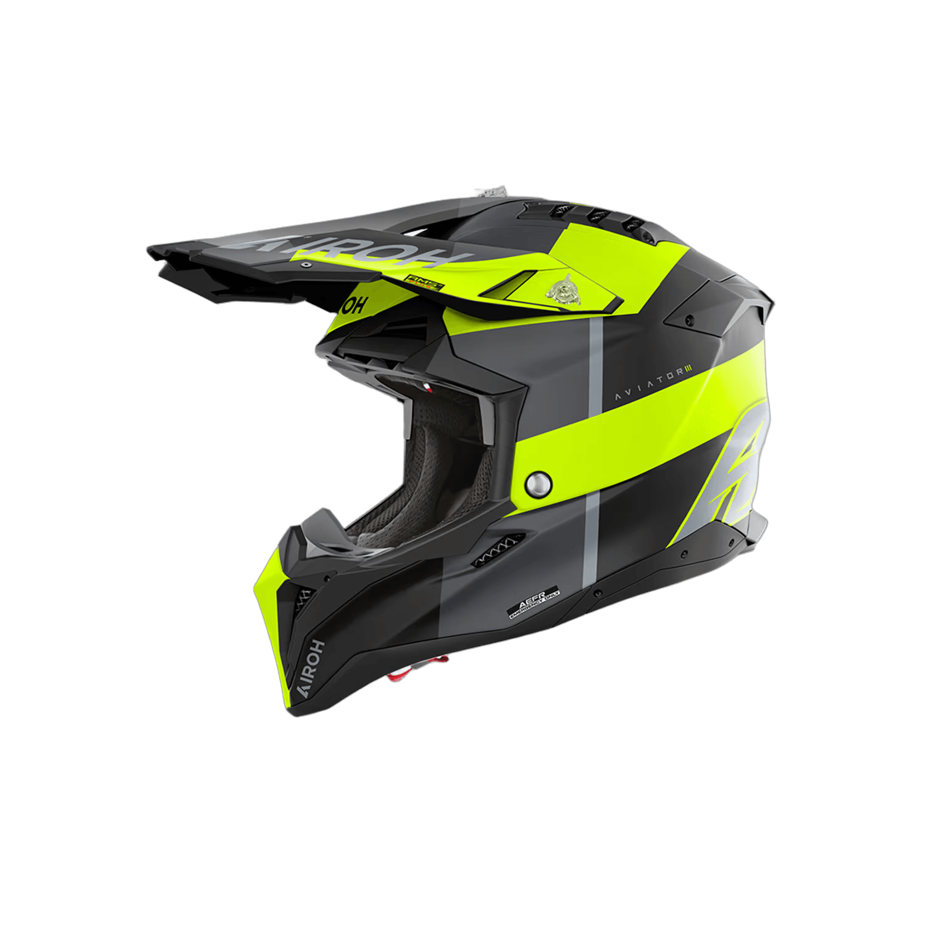 Airoh Aviator 3 Monarch hjelm gul matt