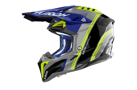 Airoh Aviator 3 Hima hjelm blå blank