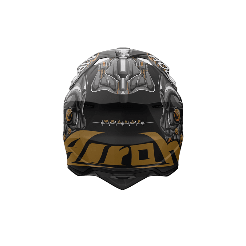 Airoh Wraaap Cyborg hjelm matt
