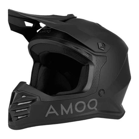 AMOQ Meteor V2 JNR hjelm blackout