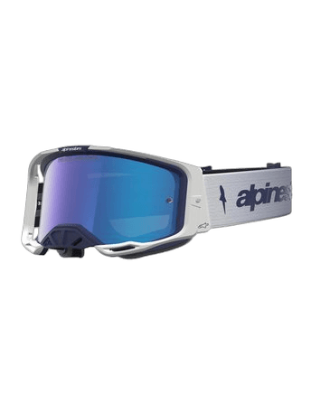 Alpinestars Goggle Vision 8 Amber Navy White Mirror Blue