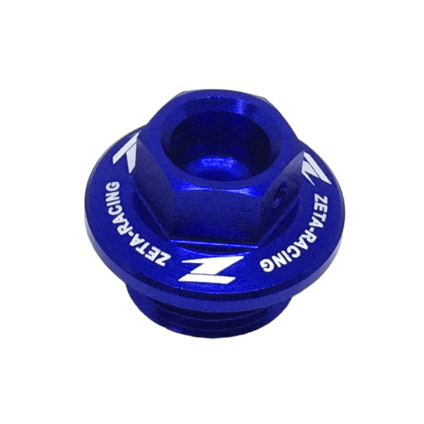 ZETA oljepåfyllingsplugg Kawasaki KXF250 04-26 KXF450 06-26 blå