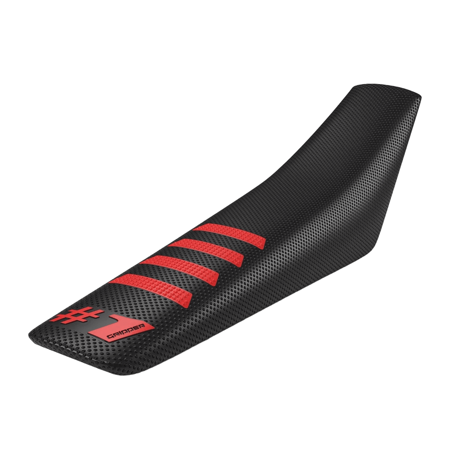 ONEGRIPPER RIBBED setetrekk Svart/Rød