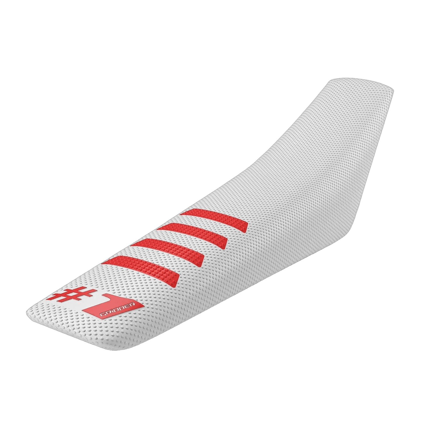 ONEGRIPPER RIBBED setetrekk Hvit/Rød