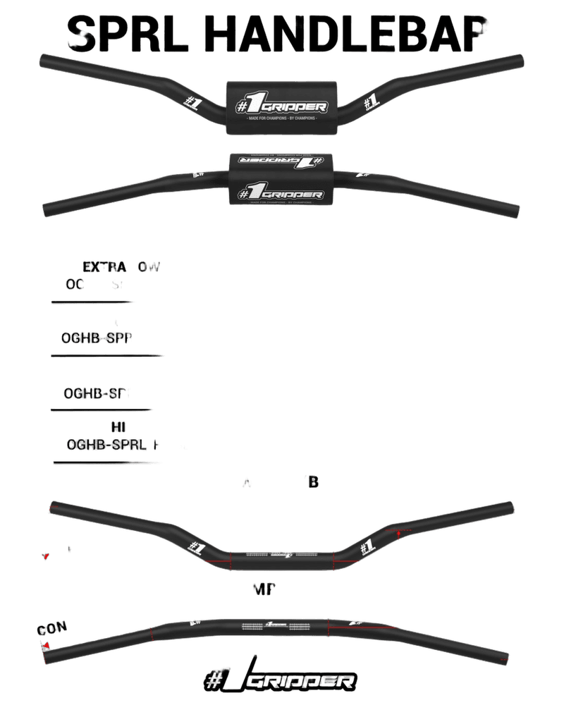 ONEGRIPPER SPRL styre Extra Low, 29 mm