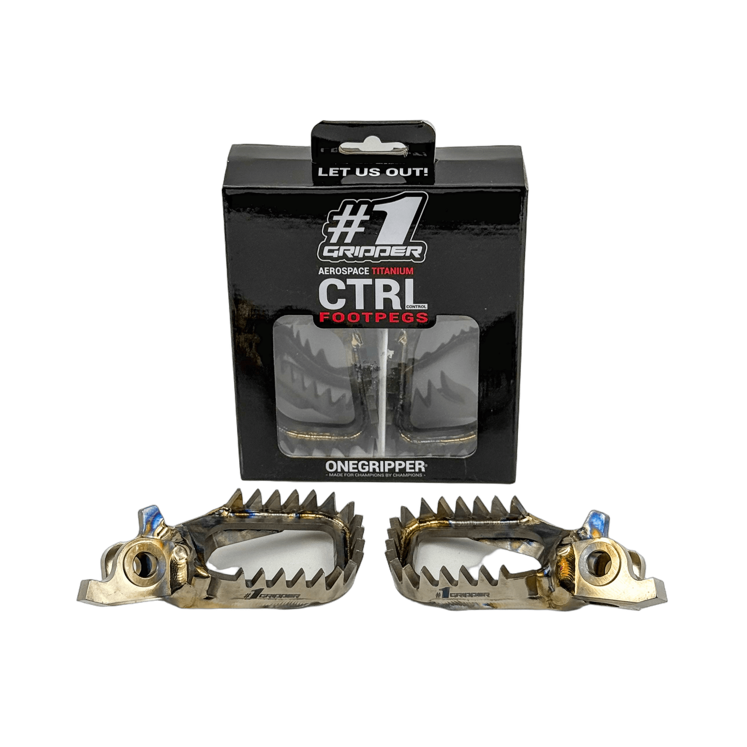 ONEGRIPPER CTRL titan fotpinner Honda, 5 mm ned og 5 mm bak