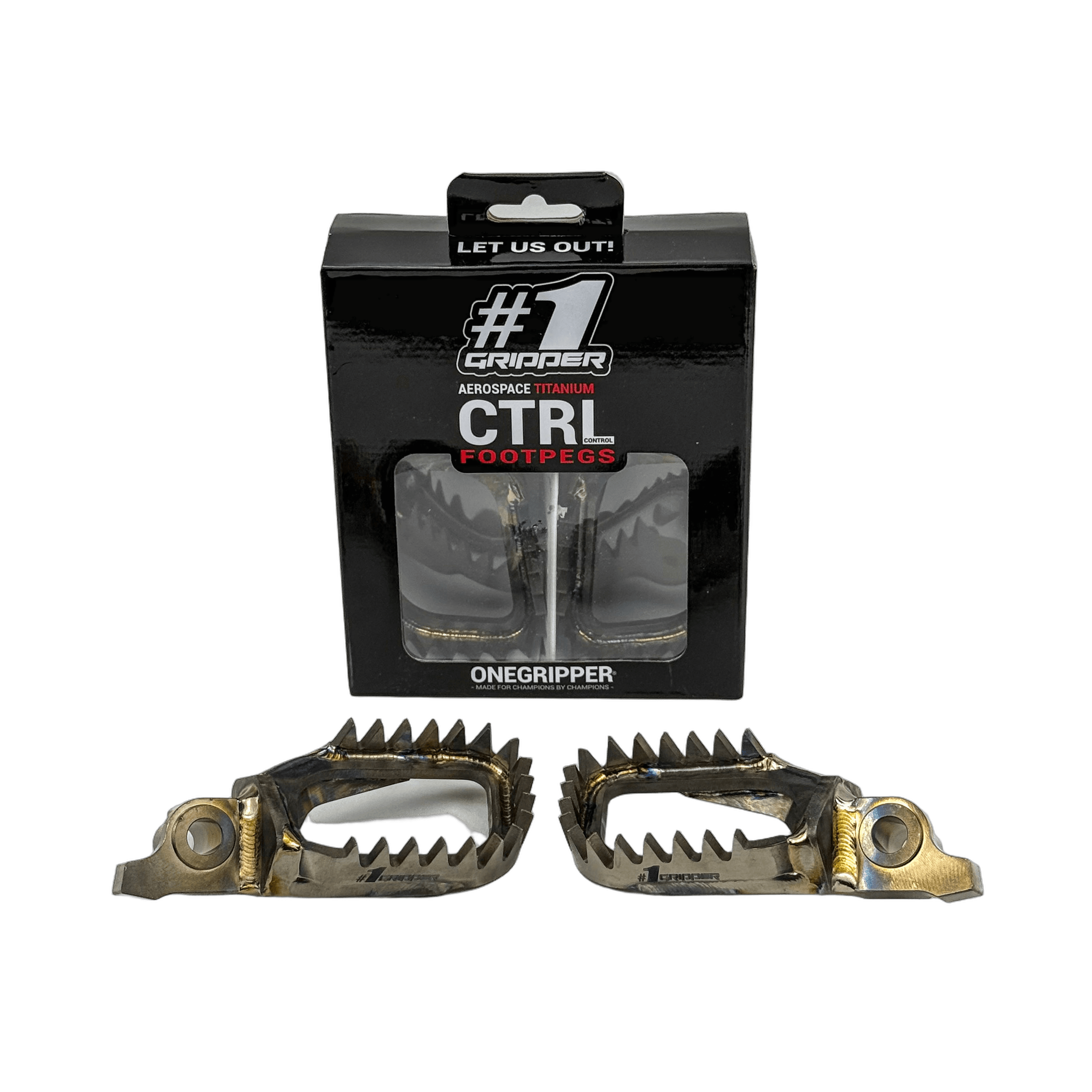 ONEGRIPPER CTRL titan fotpinner Yamaha, standard posisjon