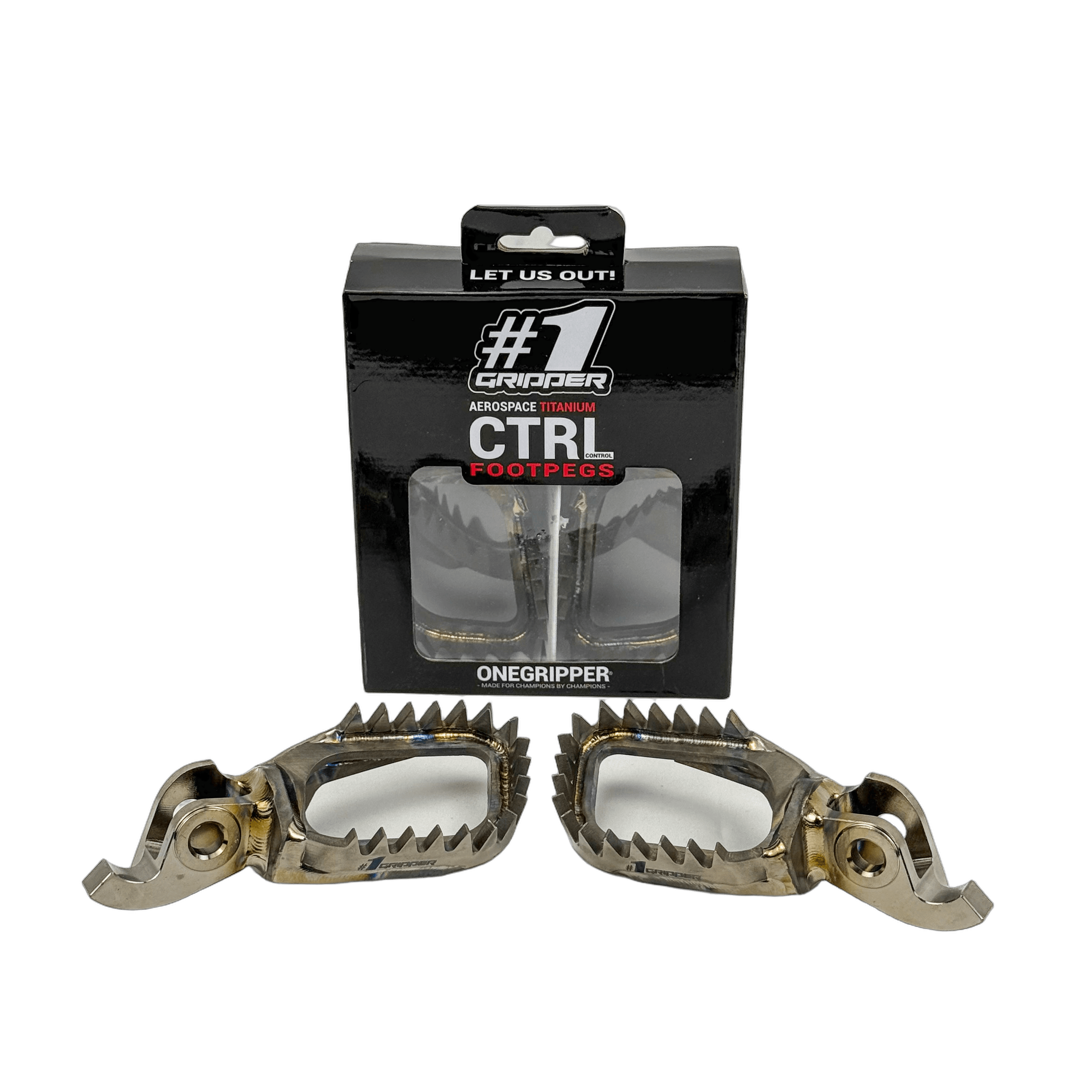 ONEGRIPPER CTRL titan fotpinner Triumph, standard posisjon