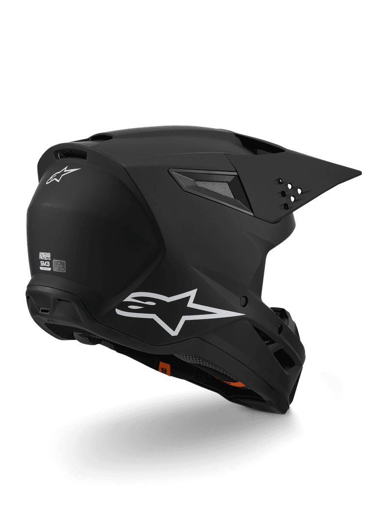 Alpinestars S-M3 Solid hjelm svart matt