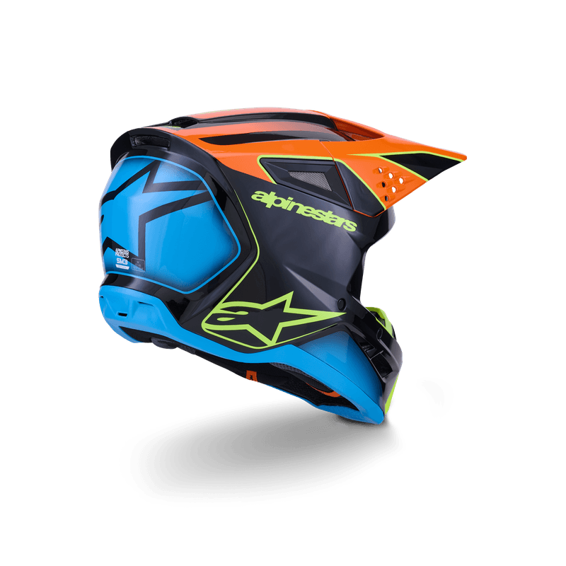 Alpinestars S-M3 Fray hjelm svart/oransje/fluo gul