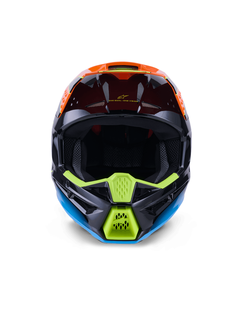 Alpinestars S-M3 Fray hjelm svart/oransje/fluo gul
