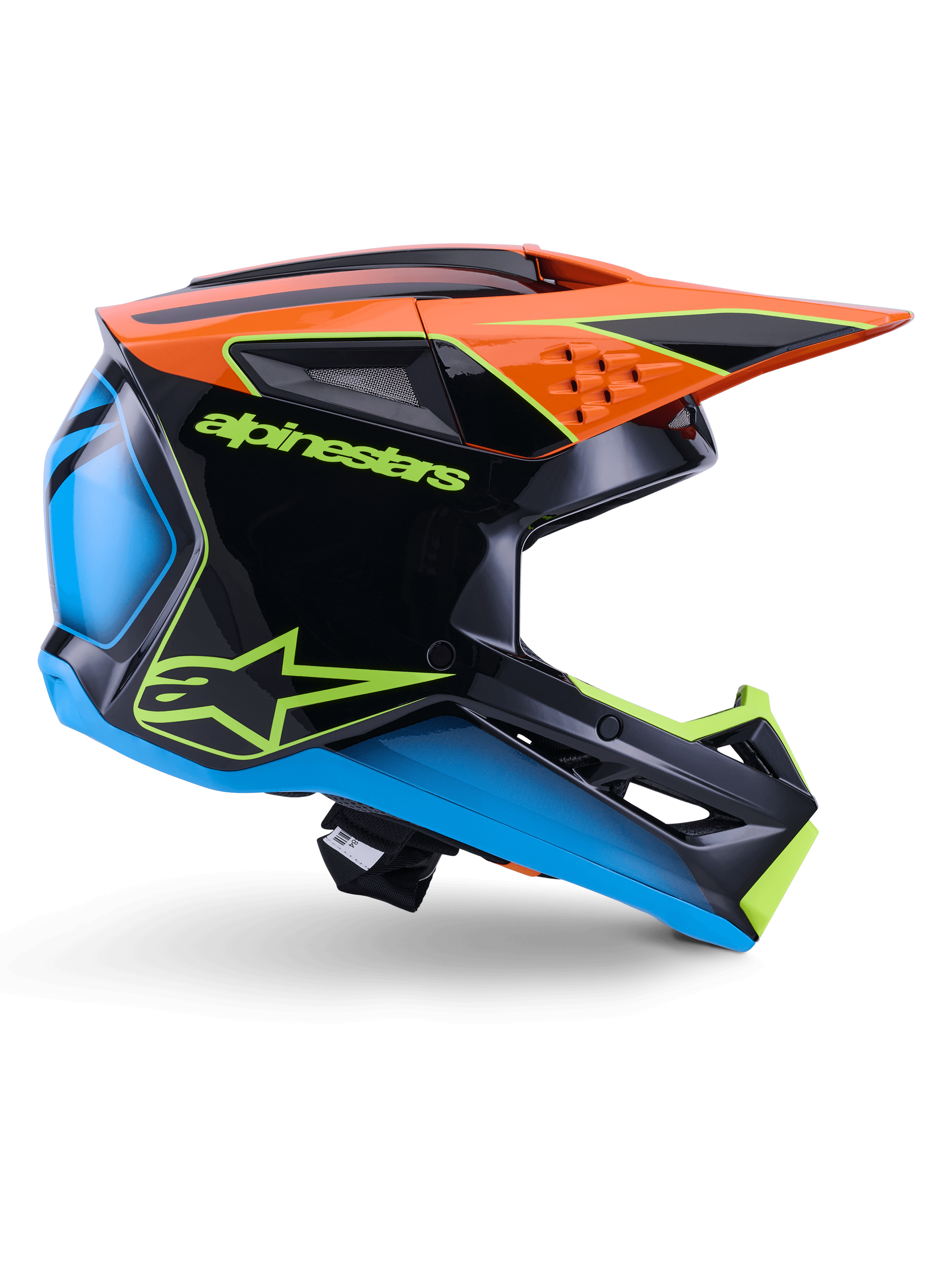 Alpinestars S-M3 Fray hjelm svart/oransje/fluo gul