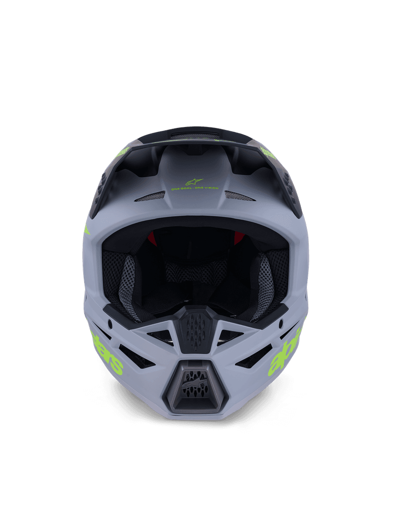 Alpinestars S-M3 Radium hjelm grå/svart/fluo gul matt