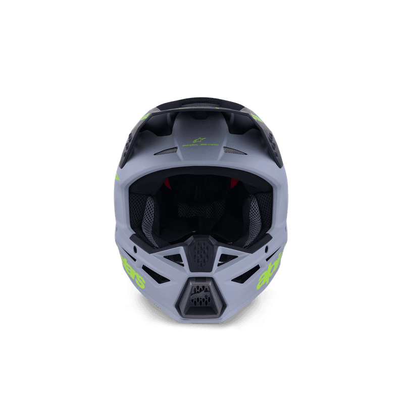 Alpinestars S-M3 Radium hjelm grå/svart/fluo gul matt