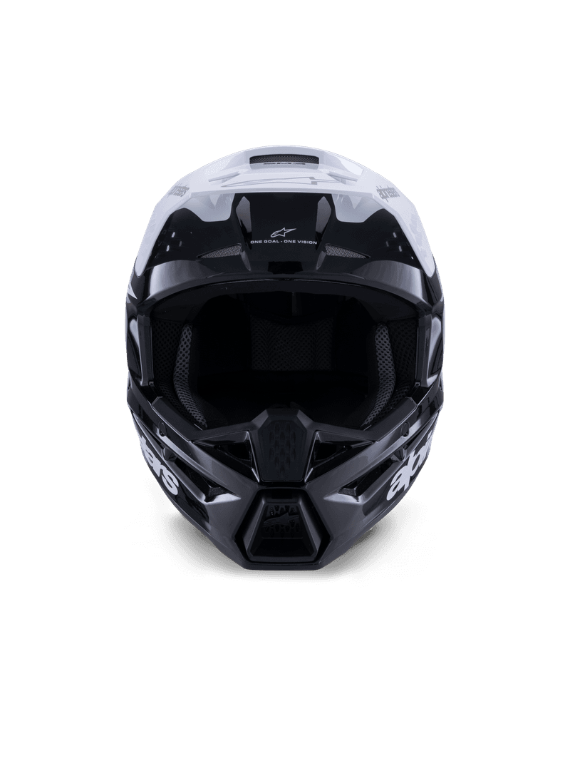 Alpinestars S-M3 Radium hjelm svart/hvit