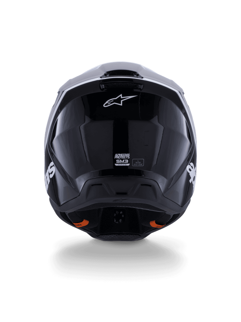 Alpinestars S-M3 Radium hjelm svart/hvit