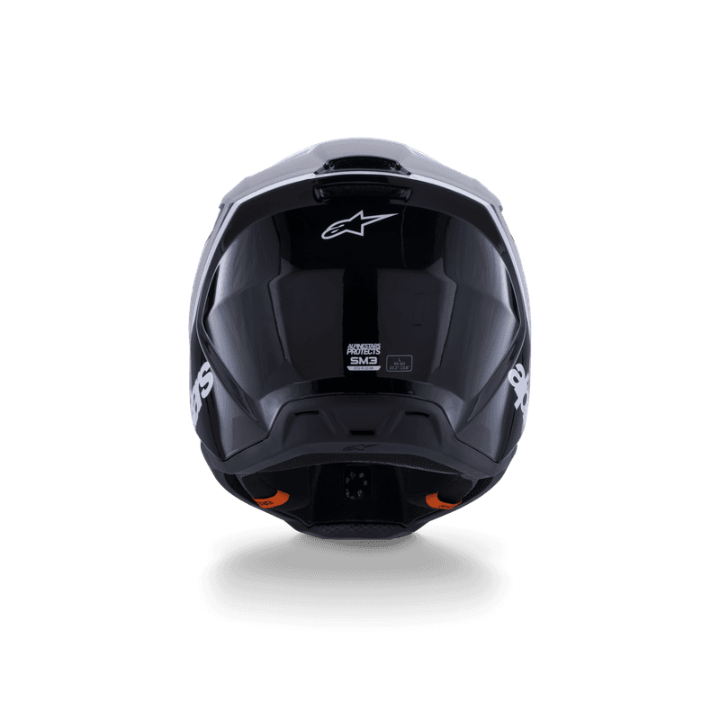 Alpinestars S-M3 Radium hjelm svart/hvit