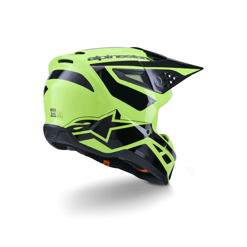 Alpinestars S-M3 Heat hjelm fluo gul/svart