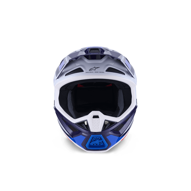 Alpinestars S-M7 Rise hjelm blå/hvit