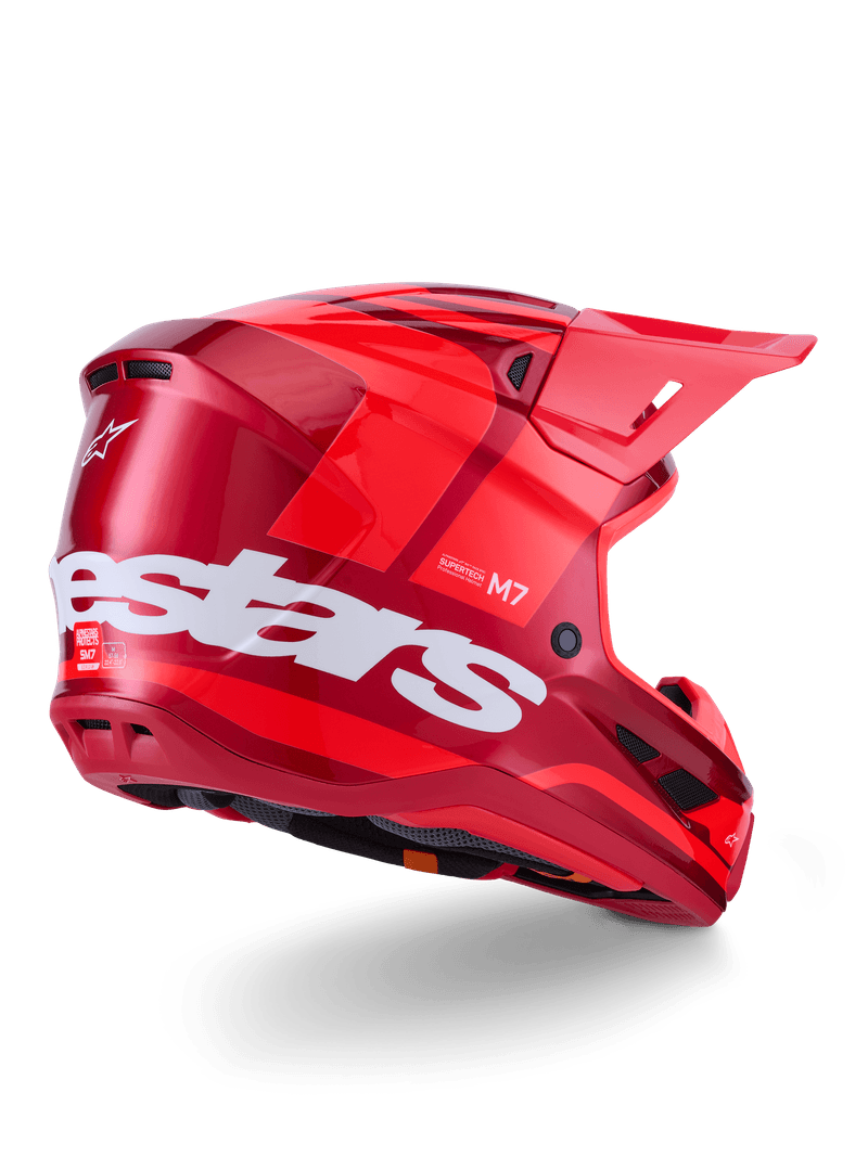 Alpinestars S-M7 Core hjelm rød