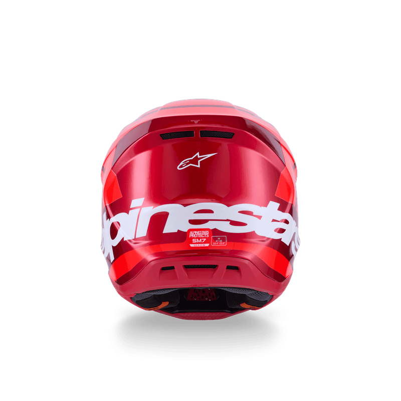 Alpinestars S-M7 Core hjelm rød
