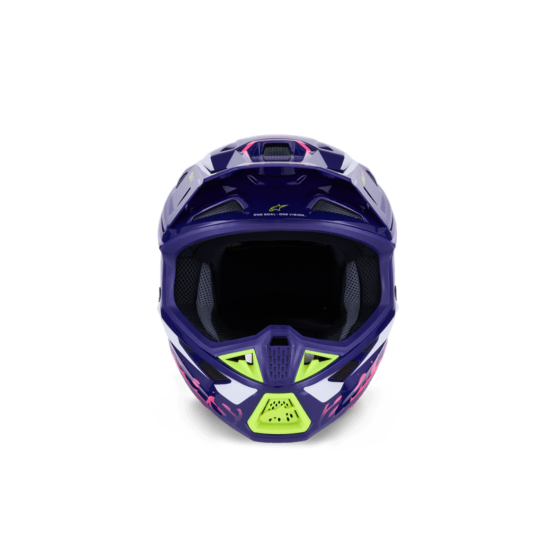 Alpinestars S-M7 Deed hjelm lilla/rosa