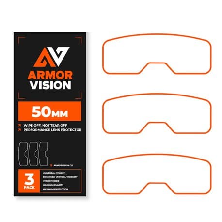 Armor Vision linsebeskytter 50 mm (3-pk)