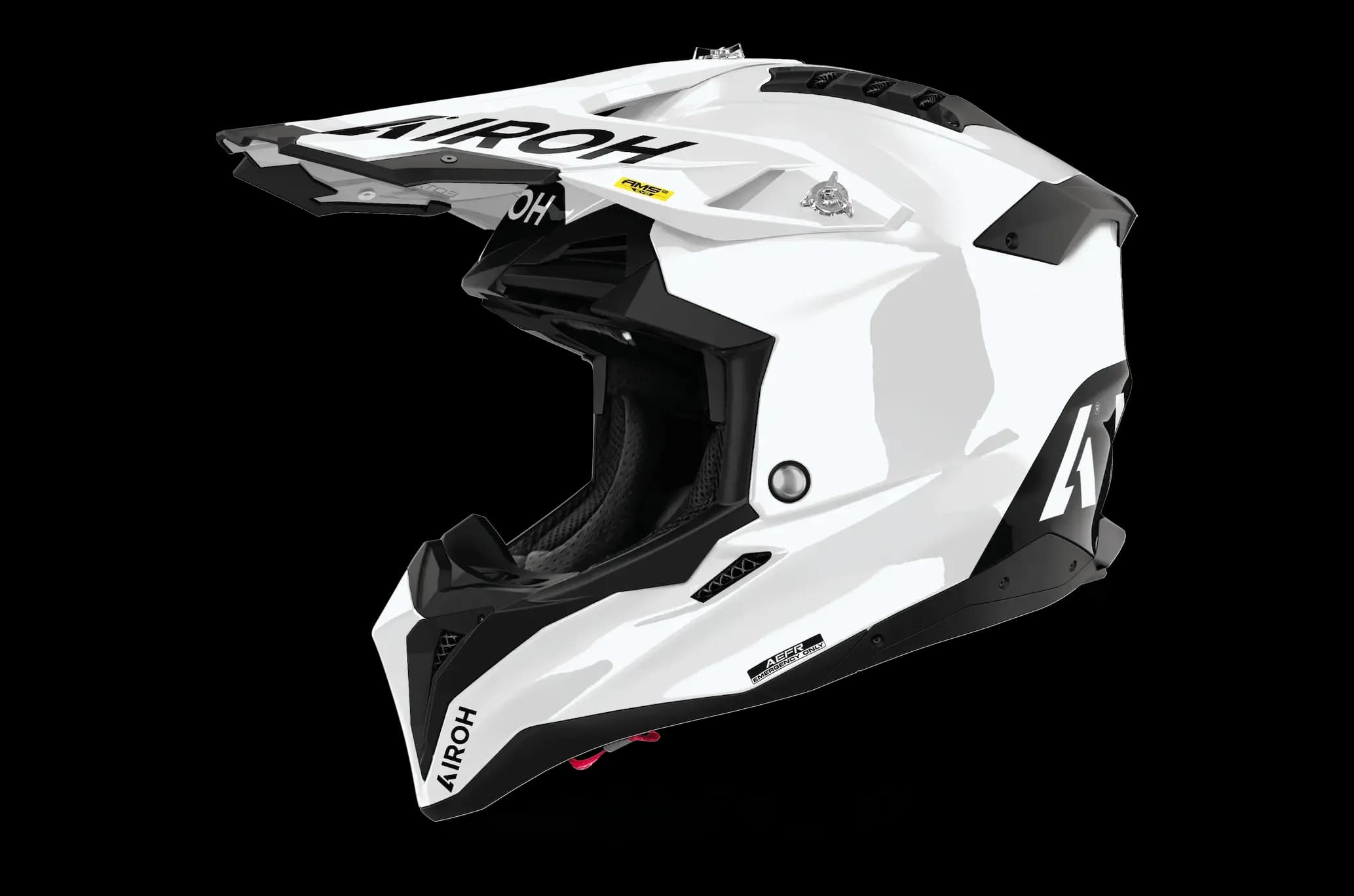 Airoh Aviator 3 EVO hjelm hvit blank