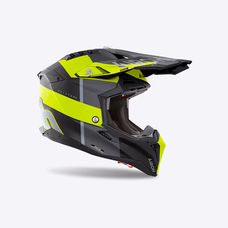 Airoh Aviator 3 Monarch hjelm gul matt