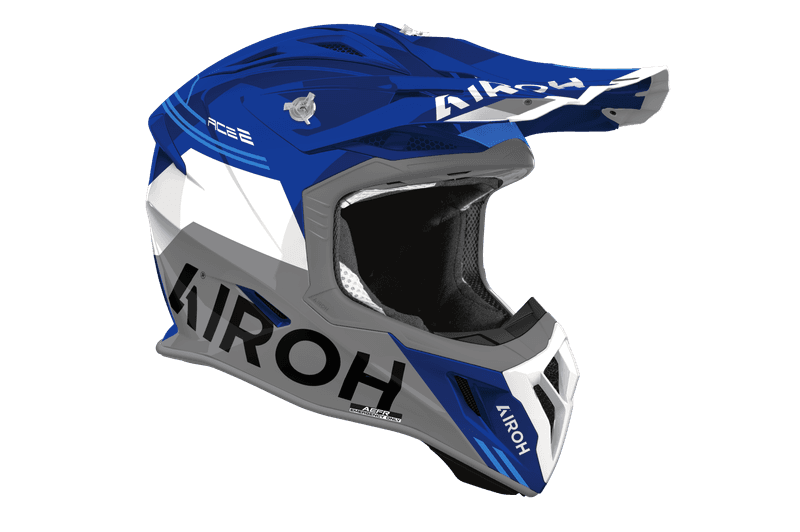 Airoh Aviator Ace 2 Fury hjelm blå blank