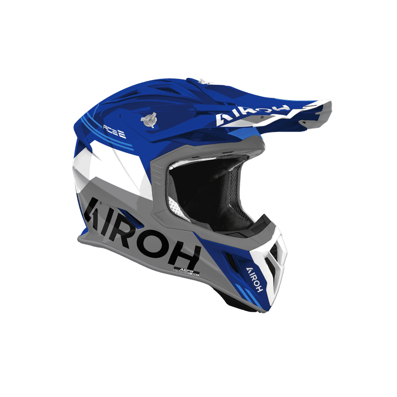 Airoh Aviator Ace 2 Fury hjelm blå blank