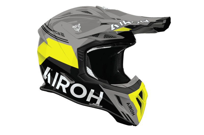Airoh Aviator Ace 2 Fury hjelm gul blank