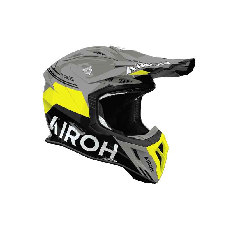 Airoh Aviator Ace 2 Fury hjelm gul blank