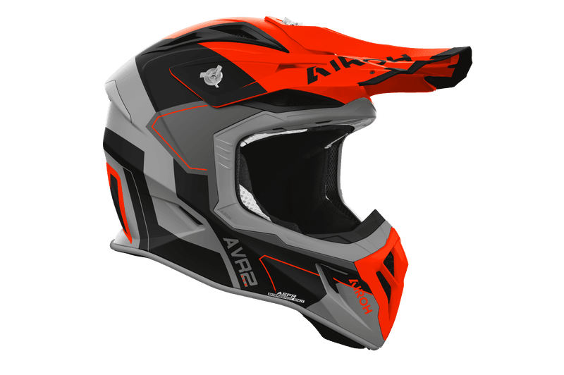 Airoh Aviator Ace 2 Shield hjelm oransje matt