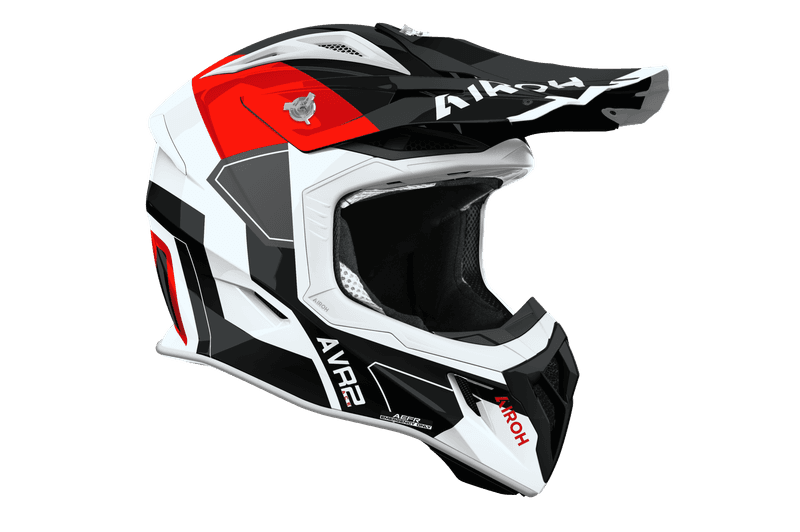 Airoh Aviator Ace 2 Shield hjelm rød blank