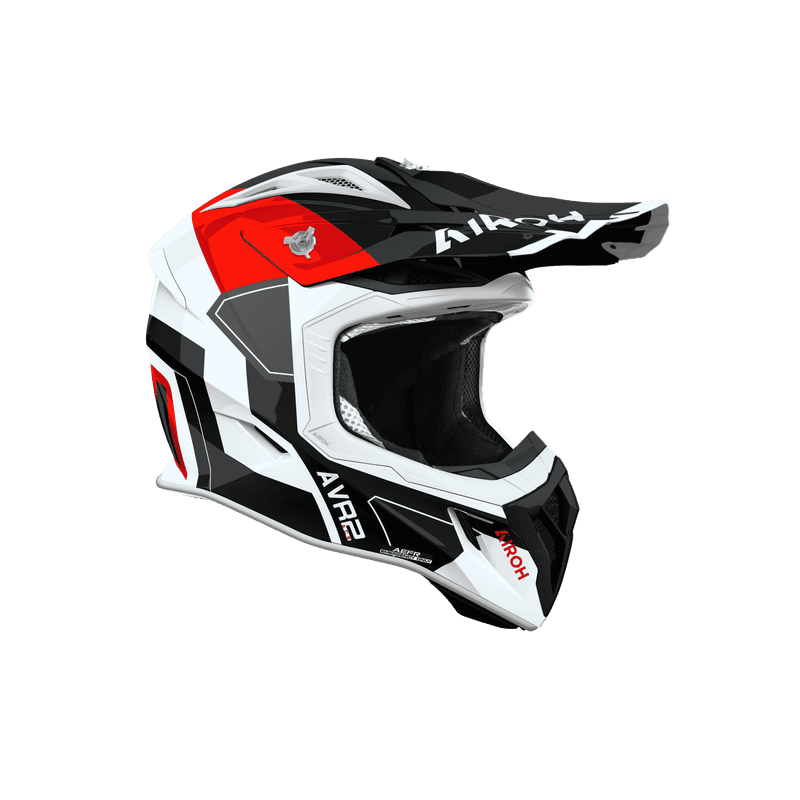 Airoh Aviator Ace 2 Shield hjelm rød blank