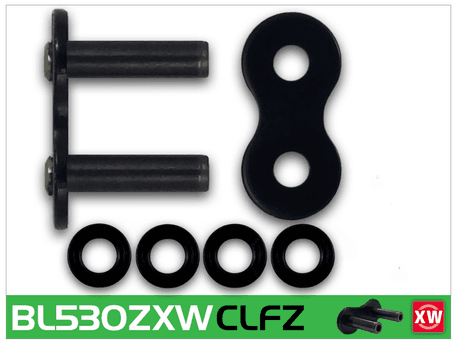 RK BL530 ZXW rivet link Black Scale