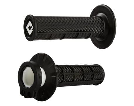 ODI Half-Waffle MX Lock-On Grip Set Black