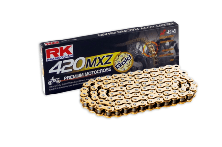 RK GB420MXZ Offroad Chain Gold +CL (Connect.link)