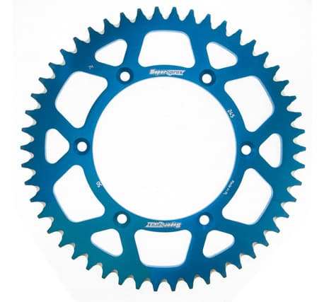 Supersprox Alu Rear sprocketYA YZ/YZ F 99- Blue 49