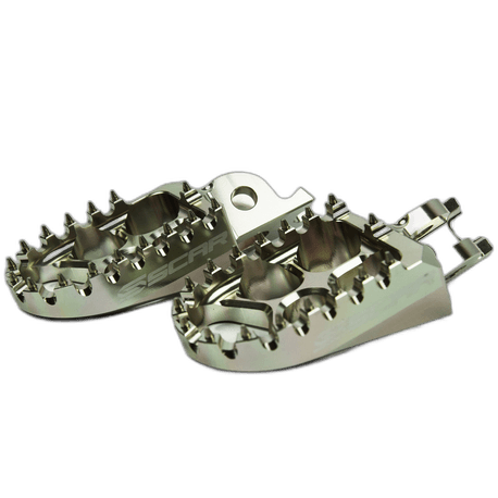Scar Evolution Footpegs Honda/Kawasaki Titaniumfarge