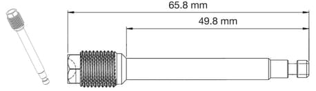 Sbs Brake pin rear Ho/Su